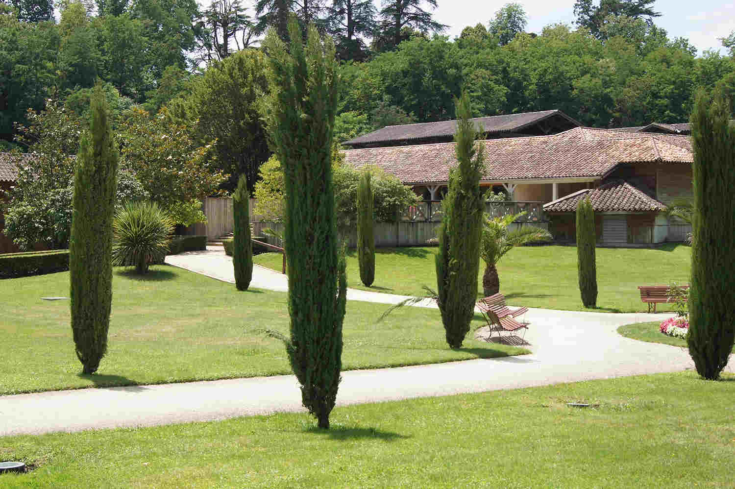 Illustration thermes de Barbotan