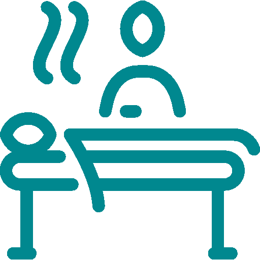 Logo ancrage thermes bleu