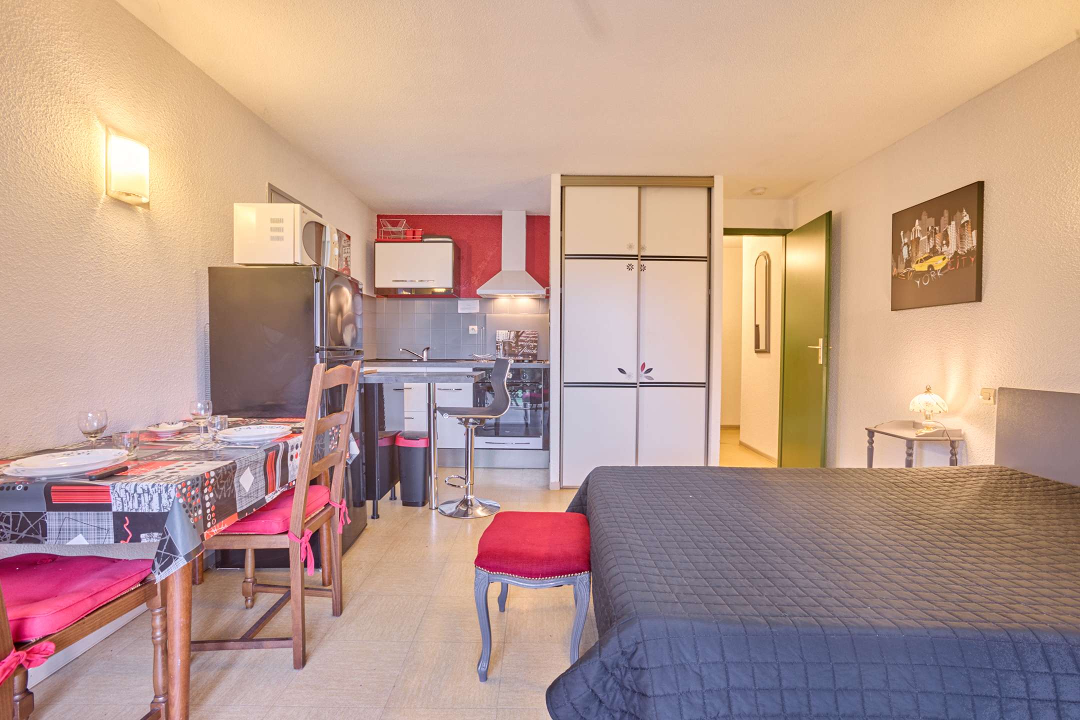 Appartement Studio 2 personnes Résidence Les Ombrages-Wifi Photo du bien 10