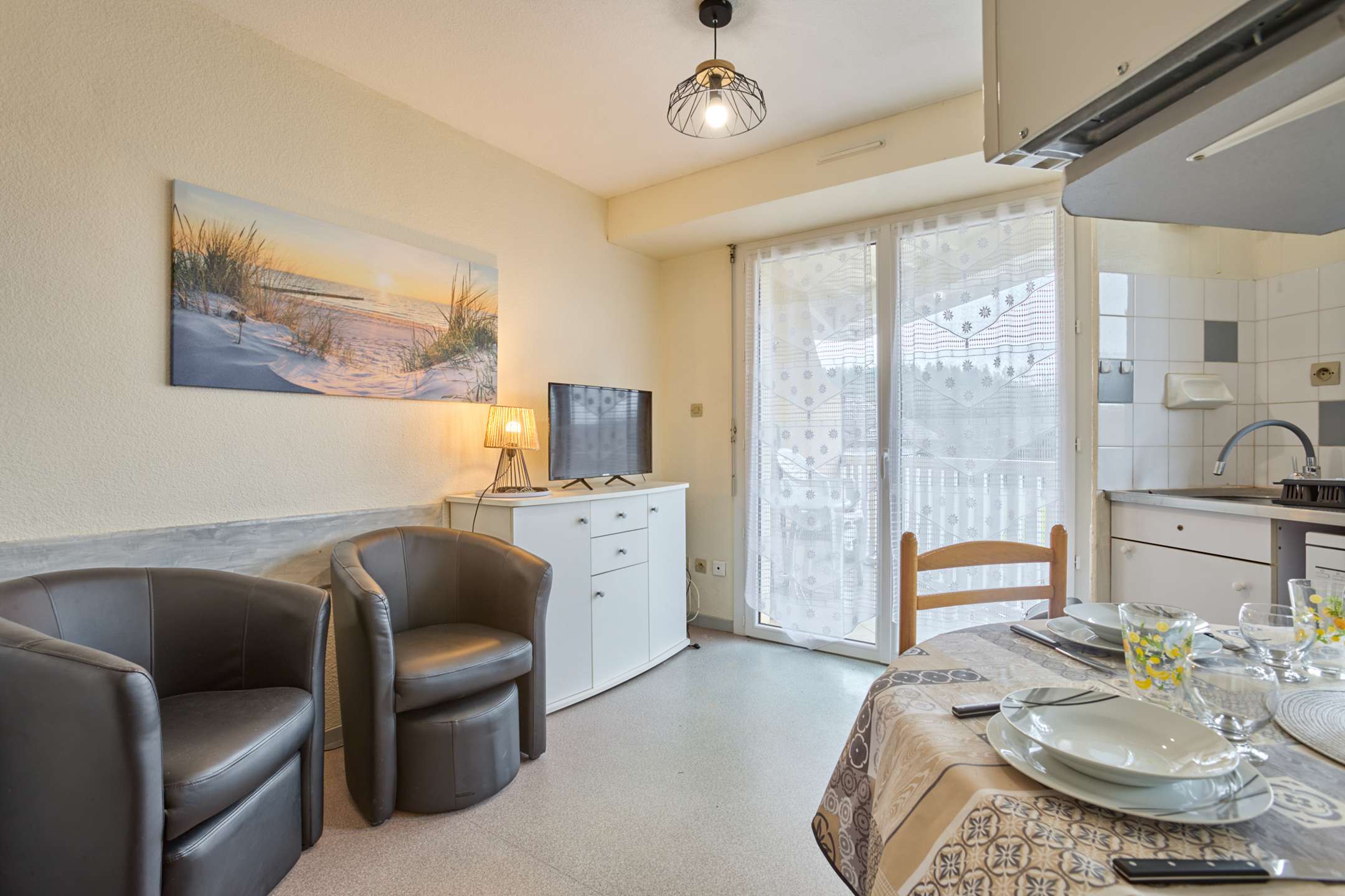 T2 tout confort 2 pers  Résidence Les Bains-WIFI-Parking Photo du bien 8